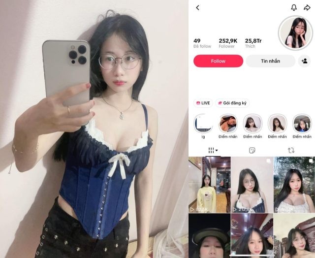 Clip sex tiktoker Chu Giang với bạn trai