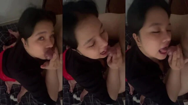 Kỹ năng bú cu dùng lưỡi đá bi đỉnh làm anh sướng